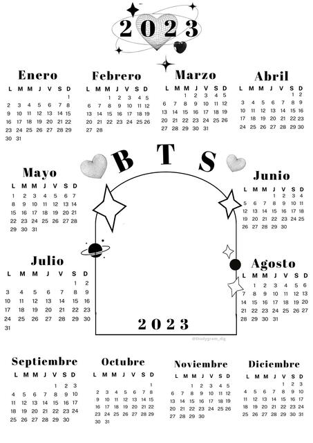 Calendario BTS