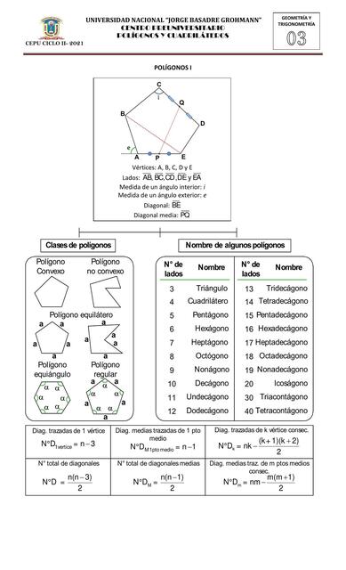 Práctica No. 03 Geometría y Trigonometría