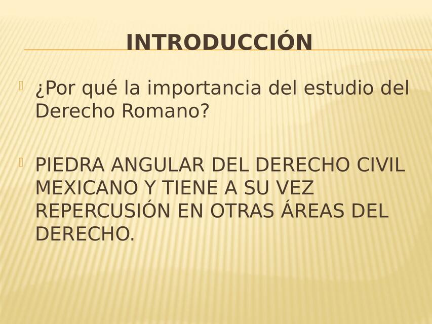 Derecho Romano 