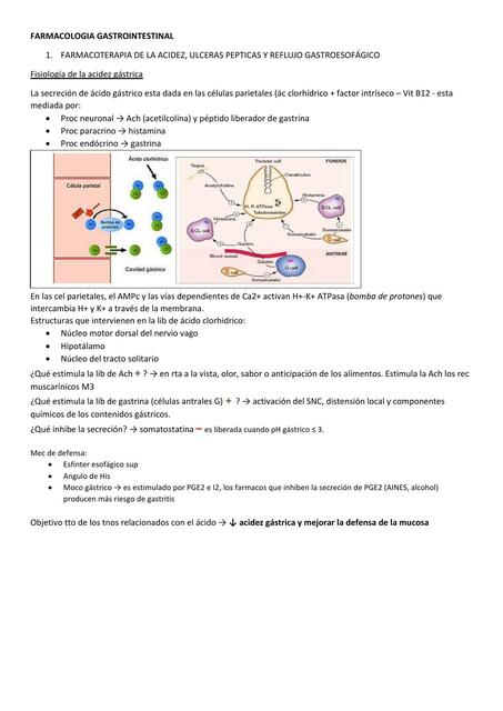 Farmacología Gastrointestinal 