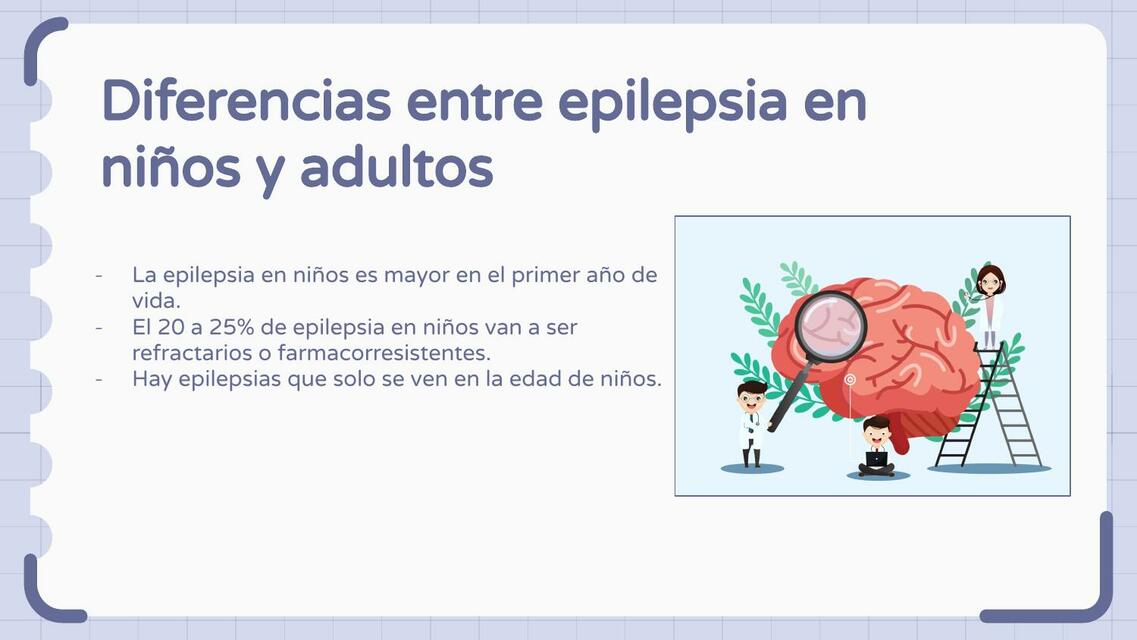 Diferencias entre epilepsia en niños y adultos