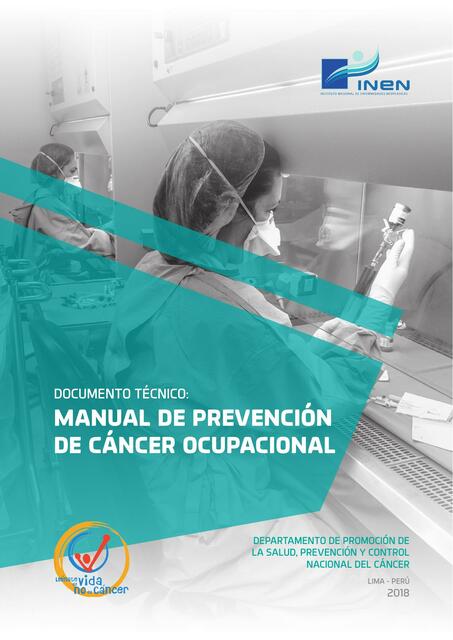 Manual de prevención de cáncer ocupacional