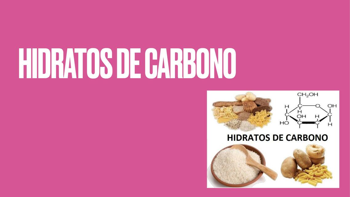 Hidratos de Carbono 