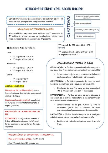 Atención inmediata del recién nacido