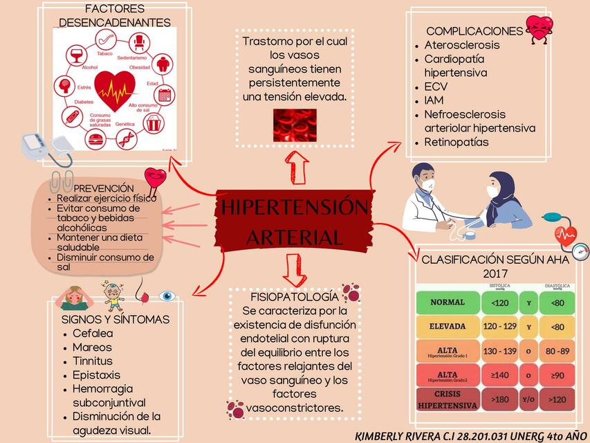 Mapa conceptual Hipertensión Arterial | uDocz