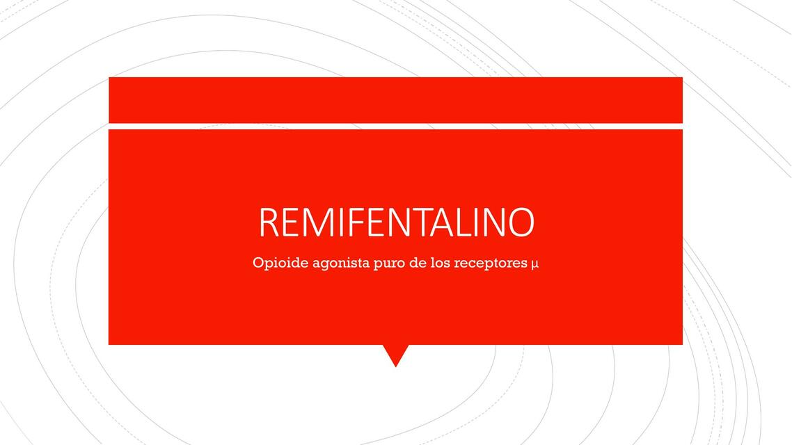 Remifentalino 