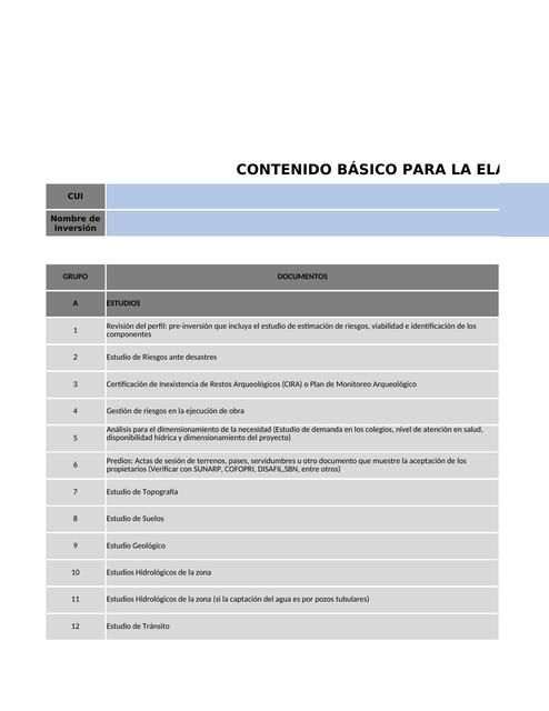 Herramienta -Expediente Técnico