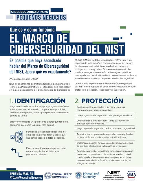 Marco de Ciberseguridad del NIST