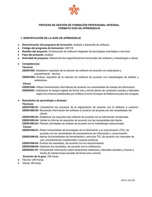 Proceso de Gestión de Formación Profesional Integral