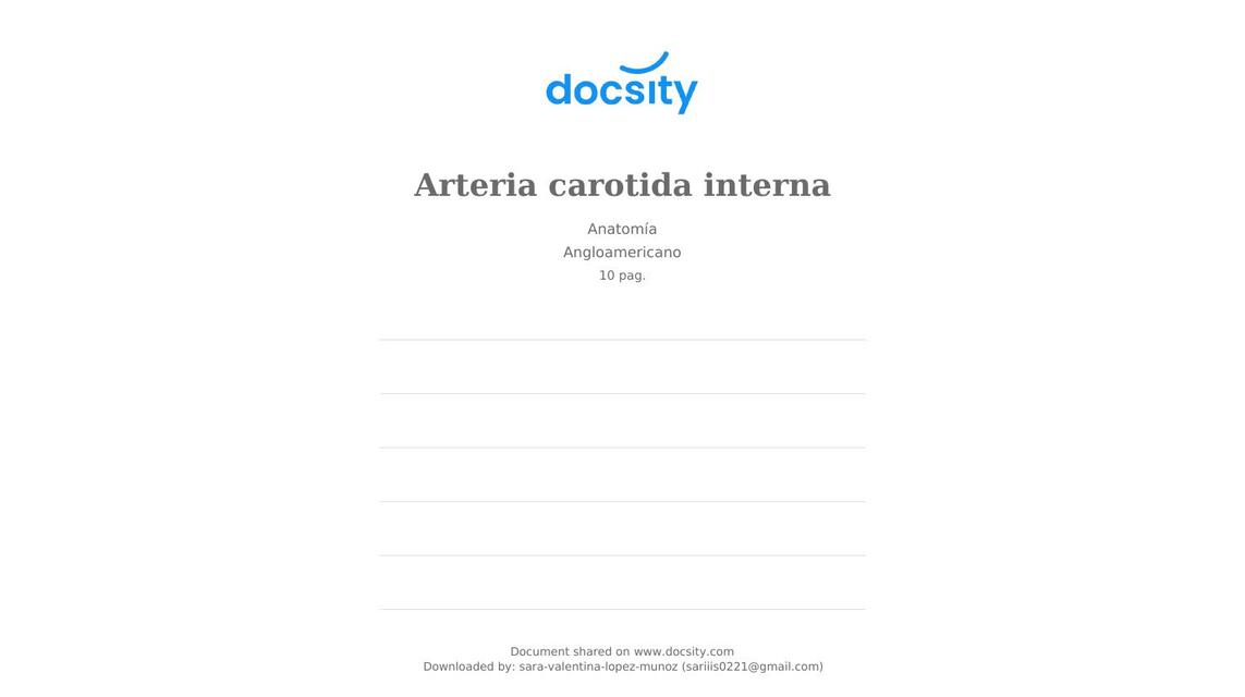 Arteria Carótida Interna 