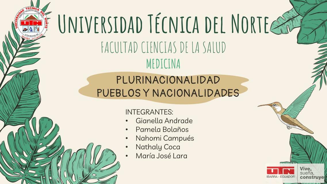 Plurinacionalidad- Pueblos y Nacionalidades 