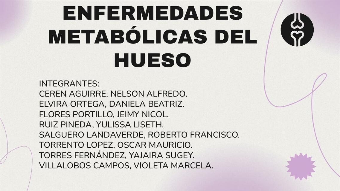 Enfermedades Metabólicas del Hueso 