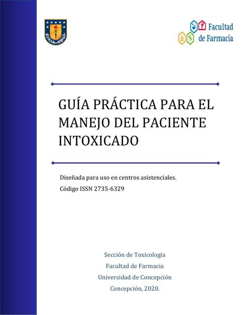 Guía practica para el manejo del paciente intoxica 