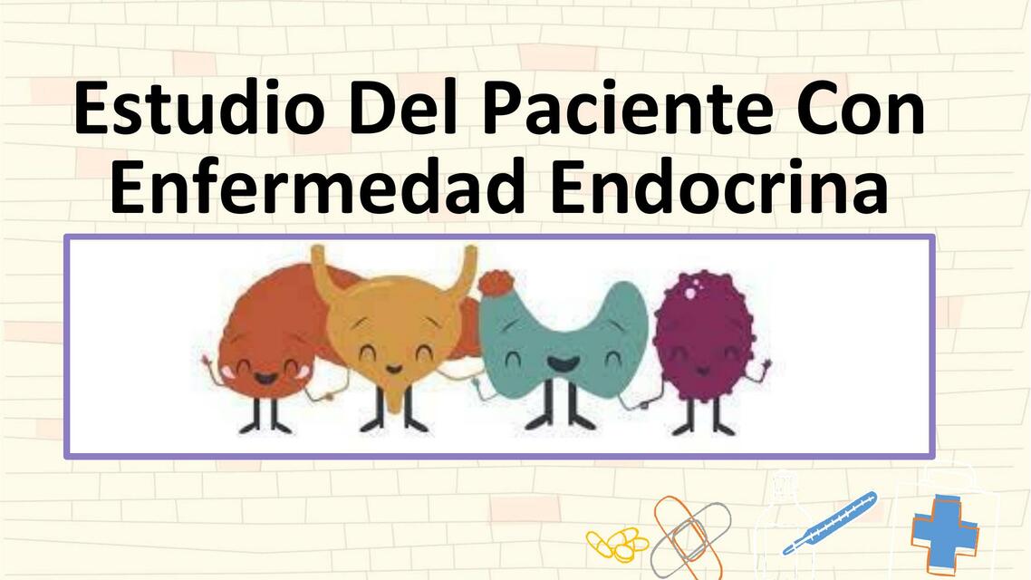 Estudio Del Paciente Con Enfermedad Endocrina  