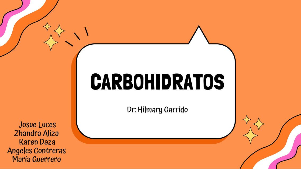 Carbohidratos  