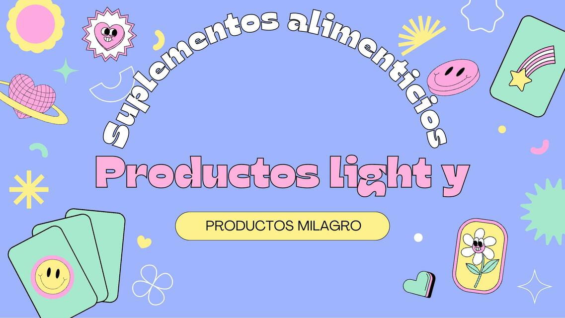 Suplementos alimenticios 