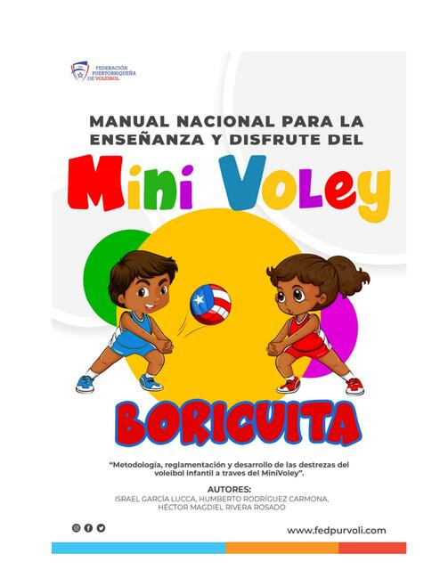 Manual Nacional para la Enseñanza y disfrute del Mini Voley