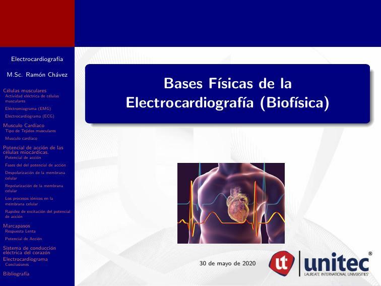 Bases Fisicas de la Electrodardiografia