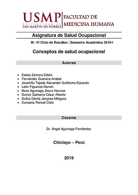 NORMATIVAS Y ENFERMEDADES DE LA MEDICINA OCUPACIONAL convertido