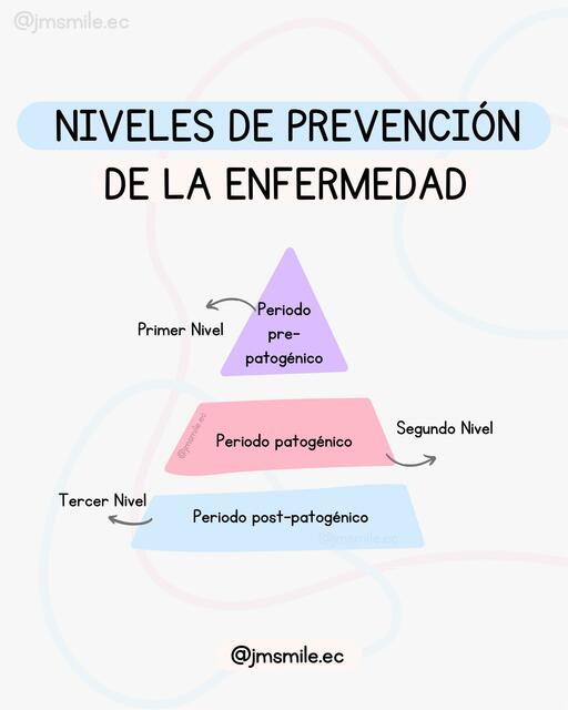 Niveles de Prevención de la Enfermedad 