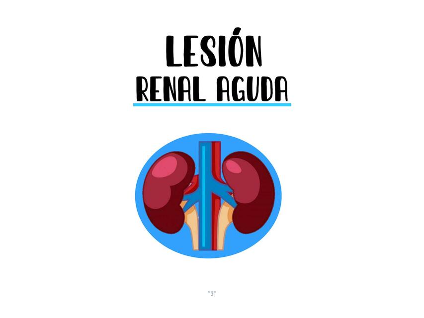 Lesión renal aguda 