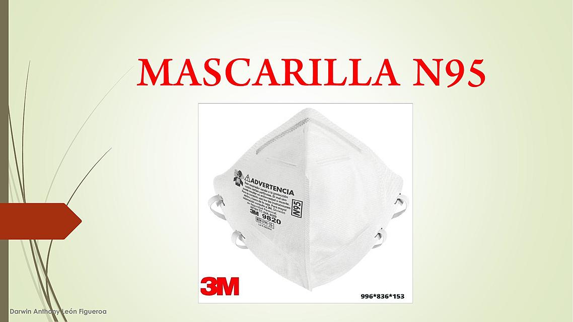 RESPIRADOR O MASCARILLA N95