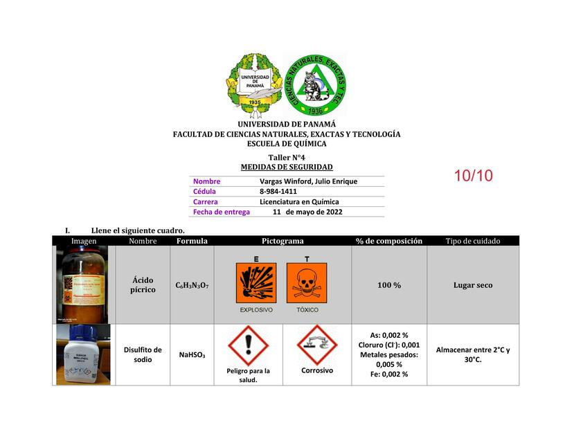 Medidas de Seguridad 