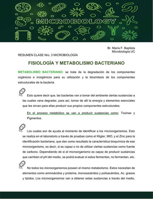 Generalidades de las Bacterias  