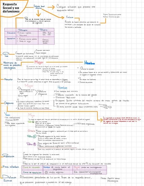 Respuesta Sexual y sus Disfunciones   