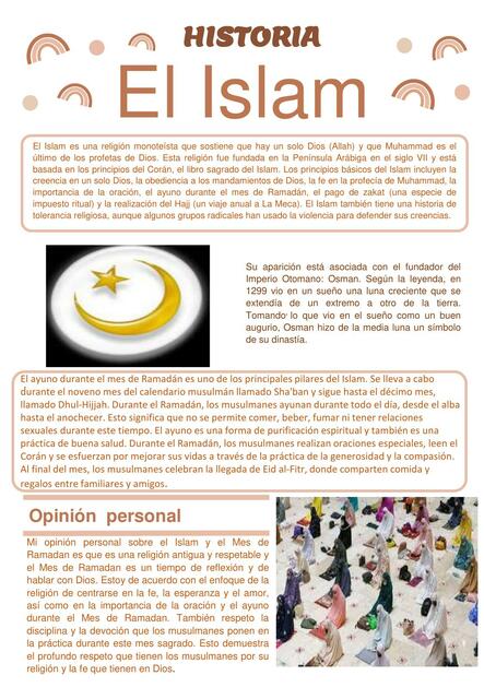Resúmenes de Historia del islam | Descarga apuntes de Historia del islam