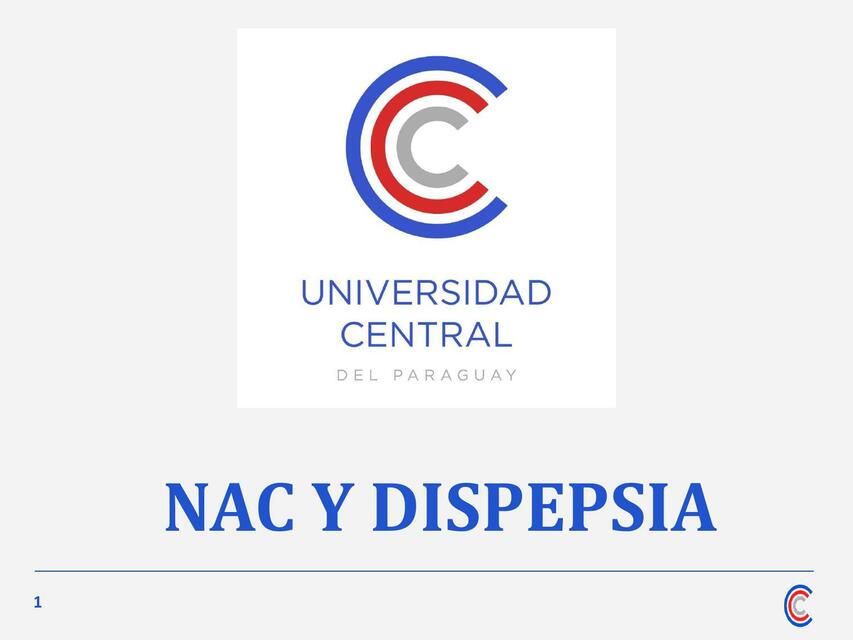 NAC y Dispepsia 