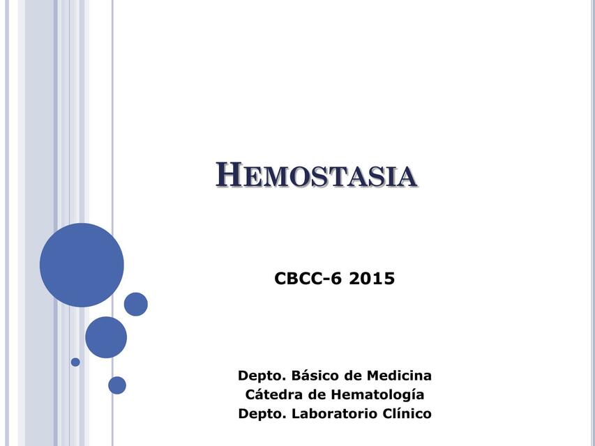 Hemostasia