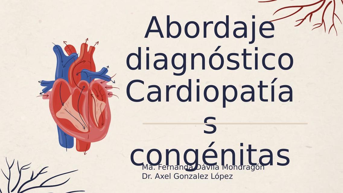 Abordaje cardiopatías congénitas