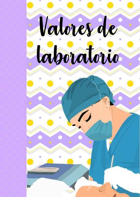 Valores de Laboratorio