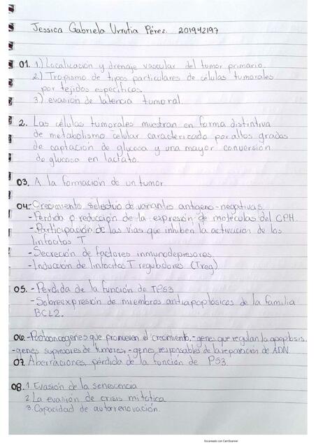 Bases Moleculares- Neoplasias