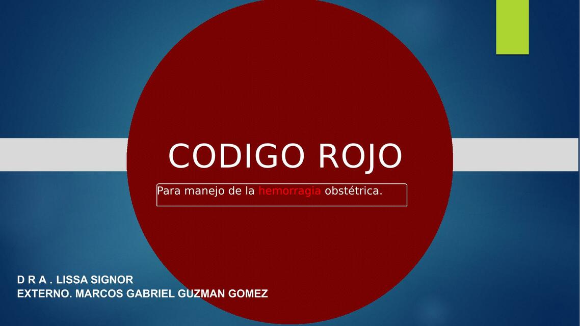 Código Rojo 