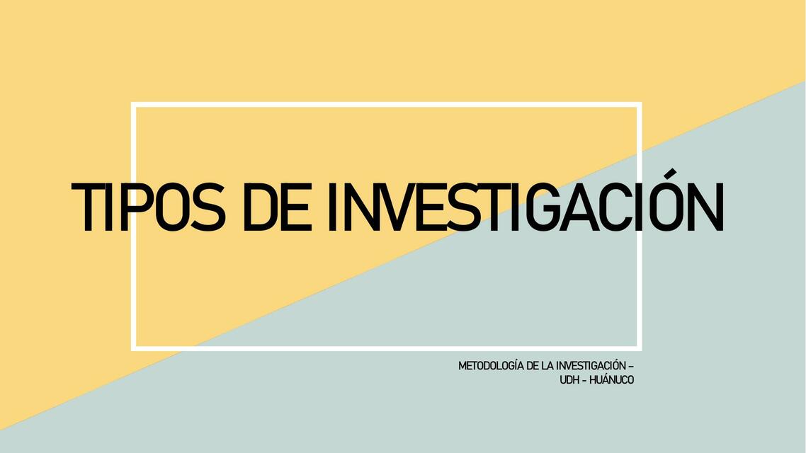 PPT Final  Metodología  De La Investigación UDH