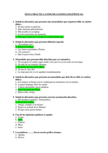 6 Práctica Comunicaciones Lingüísticas 