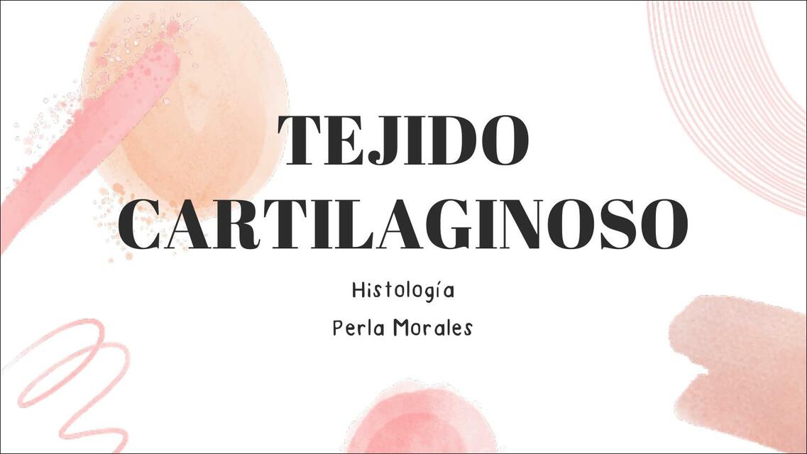 Tejido Cartilaginoso 