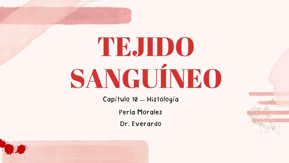 Tejido Sanguíneo 