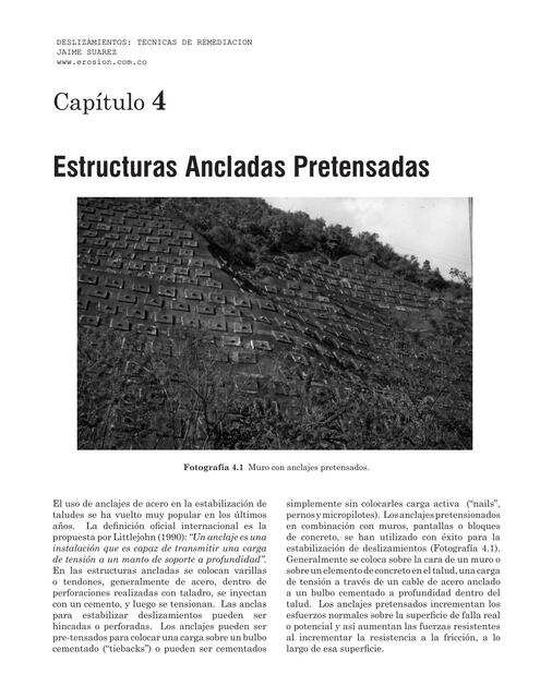 Estructuras Ancladas Pretensadas 