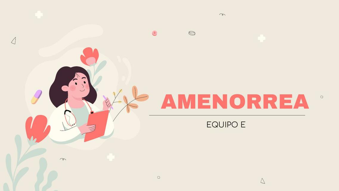 Amenorrea