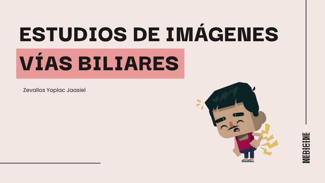 Estudios de Imágenes Vías Biliares 