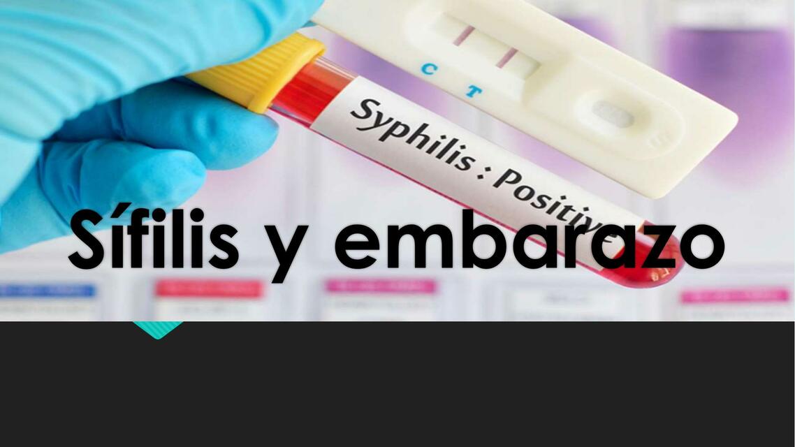 Sífilis y Embarazo