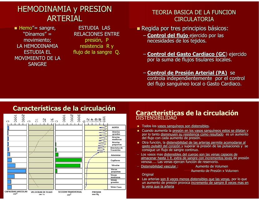 Hemodinamia y presión arterial