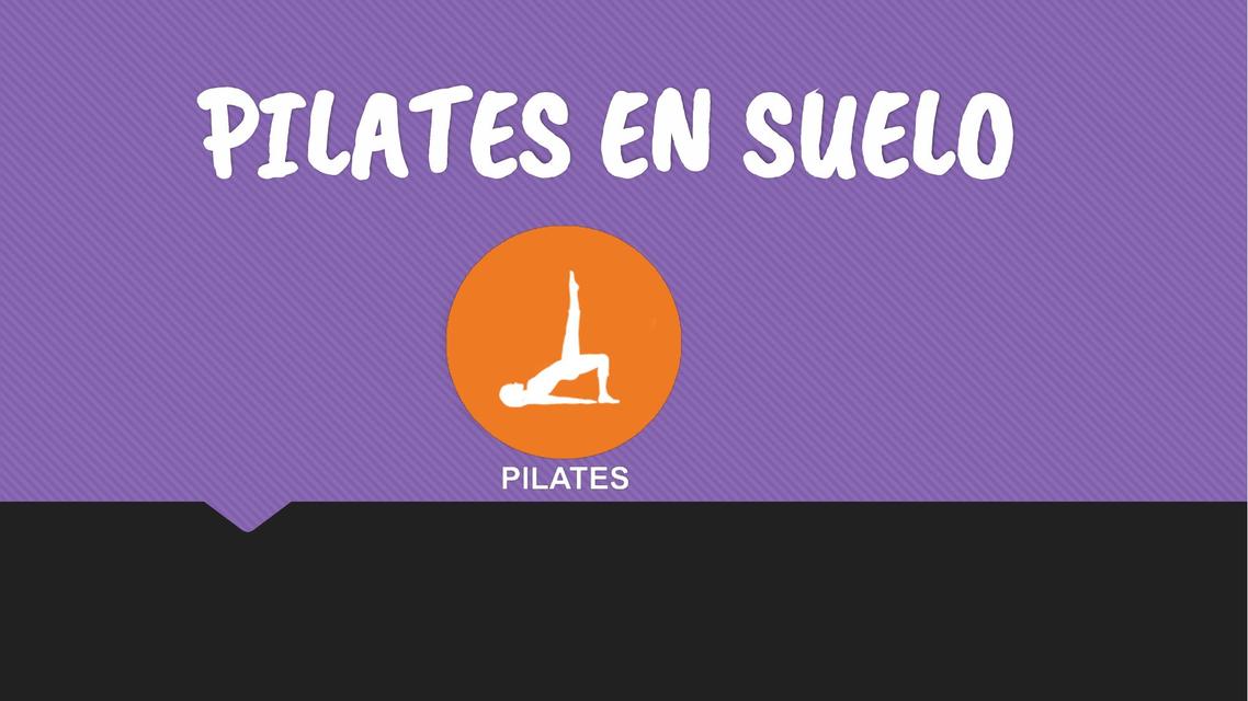 Pilates en suelo 