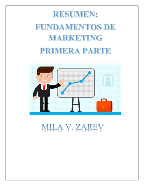 FUNDAMENTOS DE MARKETING PRIMERA PARTE