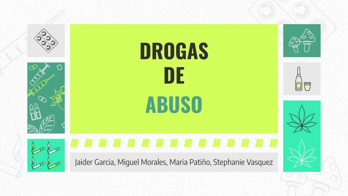 Drogas de abuso