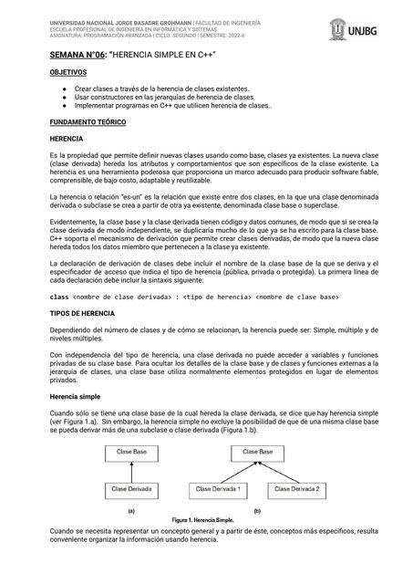 Herencia Simple en C++