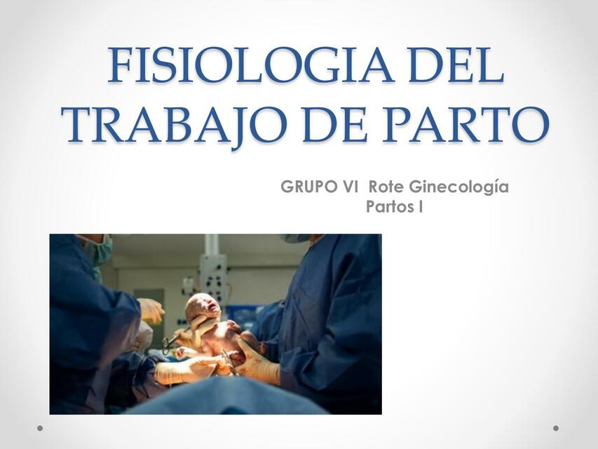 Fisiología Del Trabajo De Parto Pdf www.udocz.com